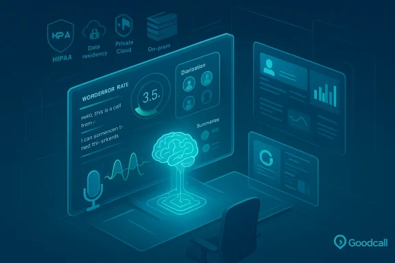 Futuristic AI dashboard with a glowing brain and holographic screens.