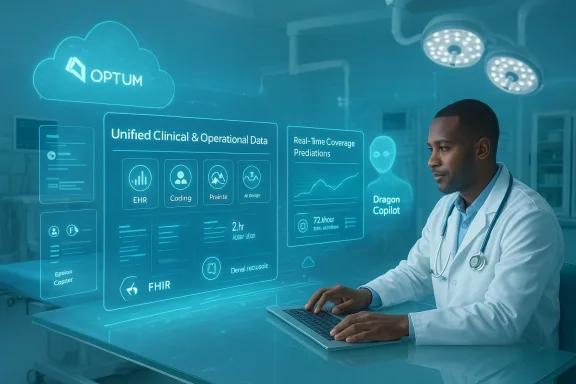 A doctor reviews unified clinical data on holographic screens in a high-tech hospital.