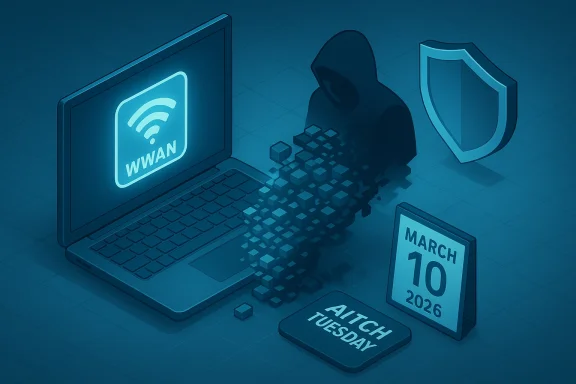 Hooded hacker breaches a laptop as 'Attack Tuesday' and March 10, 2026 loom.