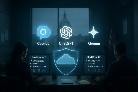 Two analysts review Copilot, ChatGPT, and Gemini for cloud governance and security.