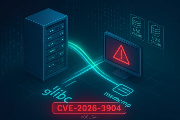 windowsforum-cve-2026-3904-race-condition-crashes-in-glibc-nscd-on-x86-64.webp