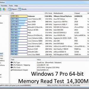 Memory: Windows XP vs. Windows Vista vs. Windows 7