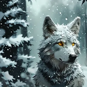 Wolf In The Forest.webp