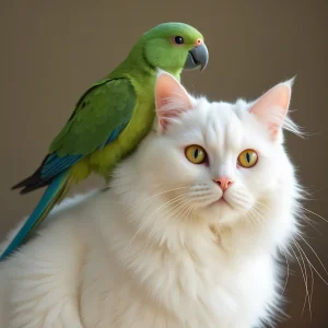 Cat And Parrot.webp