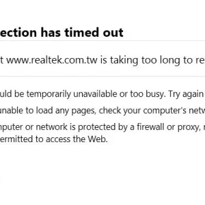 error of opening the realtek site.webp