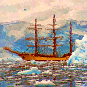 Ship In Antartic Waters.png