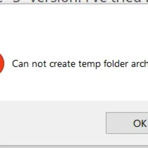 can not create temp folder archive.webp