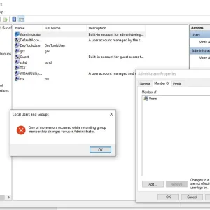 04 1 2024 - - - Attemptto remove Administrsator Group from deault Adminisrator account.webp