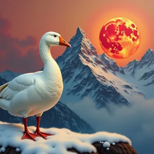 A Goose On A High Mountain.webp