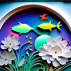 Tropical Fish And Flowers.jpg