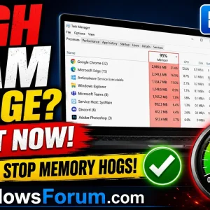 Fix High RAM Usage in Windows 10 & 11 — Find & Stop Memory Hogs (Full Guide)