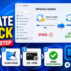 How to Fix Windows Update Stuck on Windows 10 & 11 — Step-by-Step Repair Guide