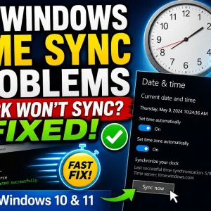 Fix Windows Time Sync Problems on Windows 10 & 11 — Clock Won't Sync? Fixed