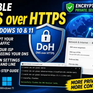 Enable DNS over HTTPS in Windows 10 & 11 — Encrypt Your DNS Traffic (DoH)