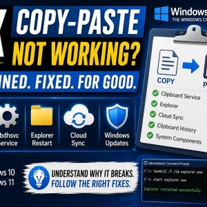 How to Fix Copy-Paste Broken Clipboard in Windows 11
