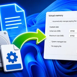 How to Set Up a Custom Page File in Windows 11