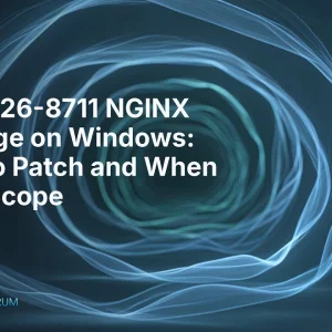 CVE-2026-8711 NGINX njs Triage on Windows: When to Patch and When Out of Scope