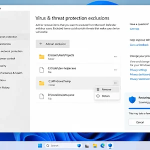 windowsforum-review-and-remove-microsoft-defender-exclusions-in-windows-11-and-10.webp