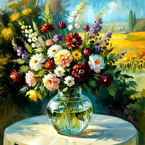 A Table With Flowers.jpg