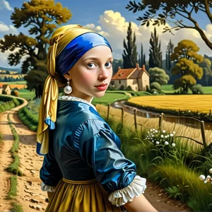 Girl With A Pearl Earring Out For A Walk.jpg